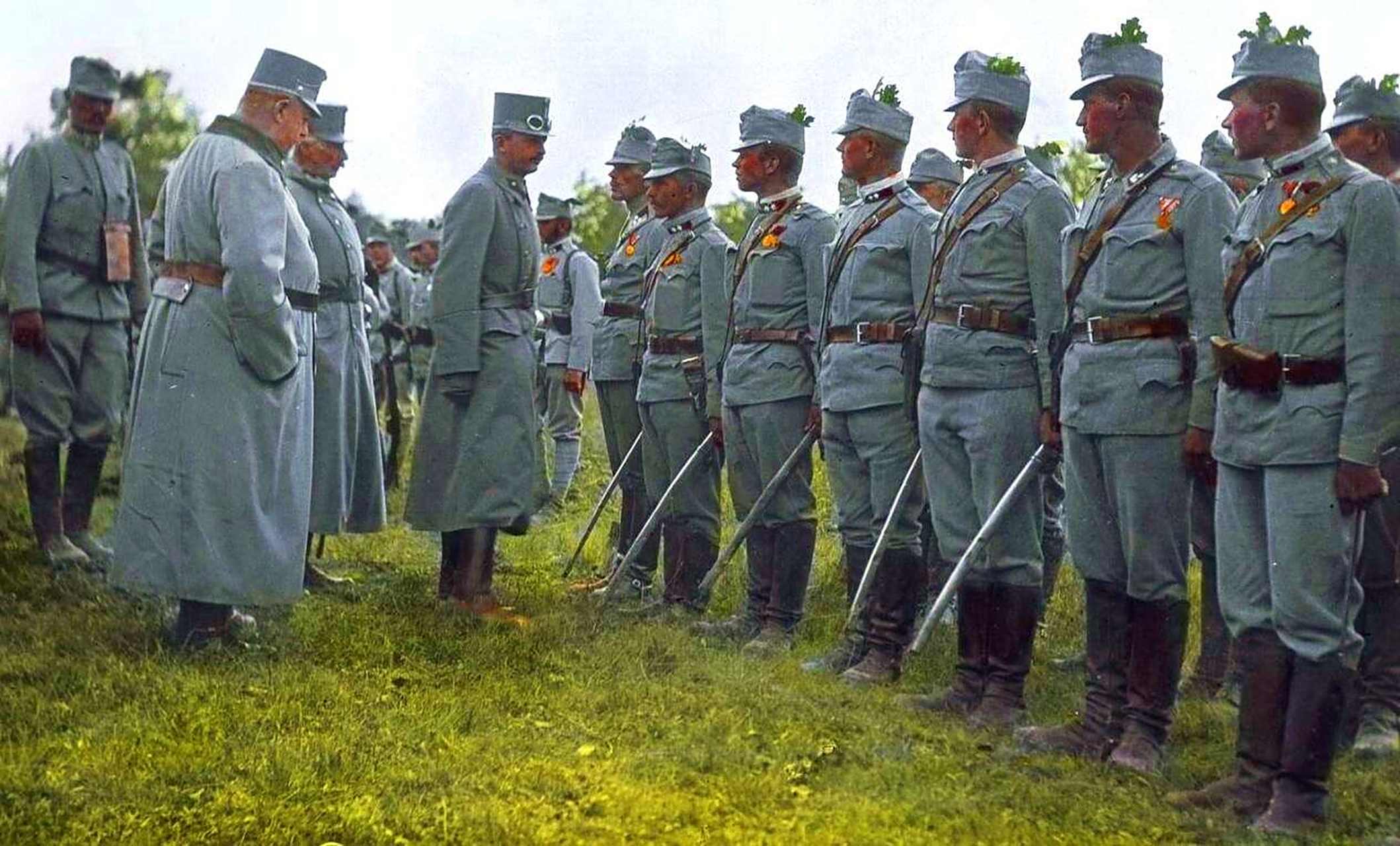 一战时奥匈帝国军队,照片很清晰,难得一见.