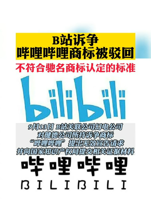 b站诉争哔哩哔哩商标被驳回哈尔滨日报社