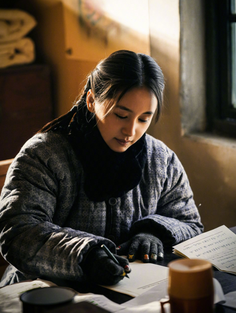 王子文电视剧《三体》剧照,很有年代感-度小视