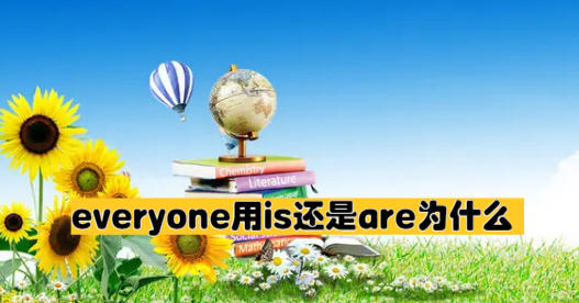 everyone用is还是are为什么
