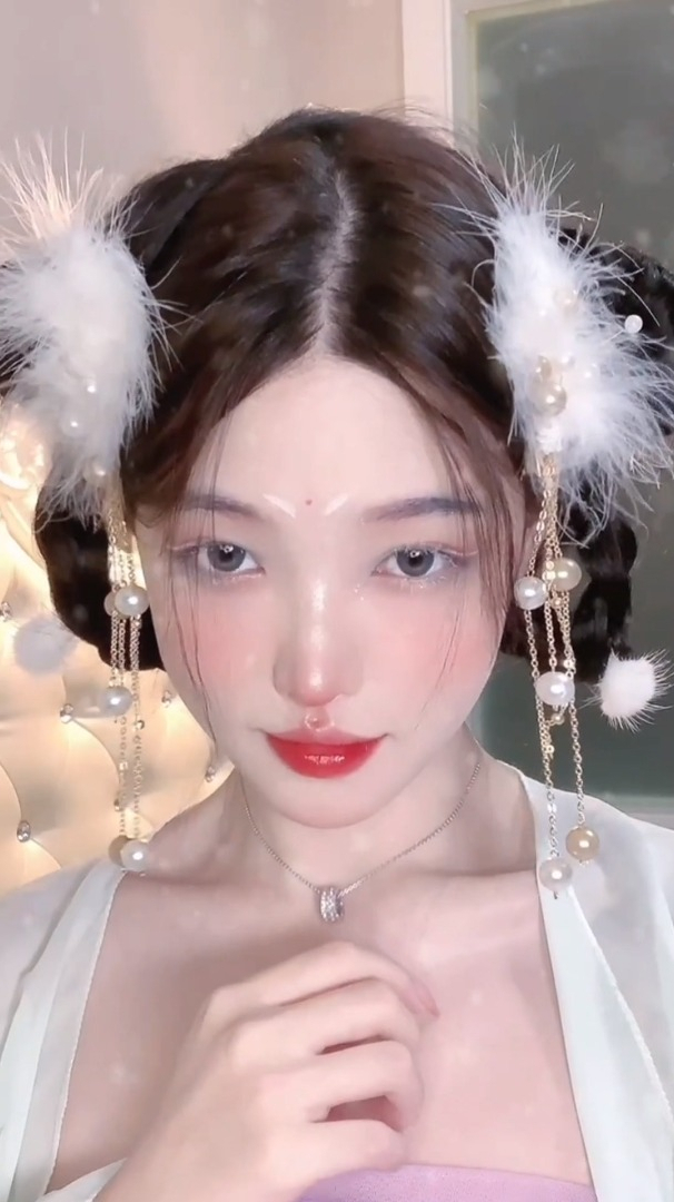 古风妆容分享超仙的国风玉兔妆容