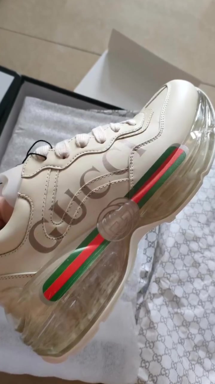 gucci透明气垫底老爹鞋分享