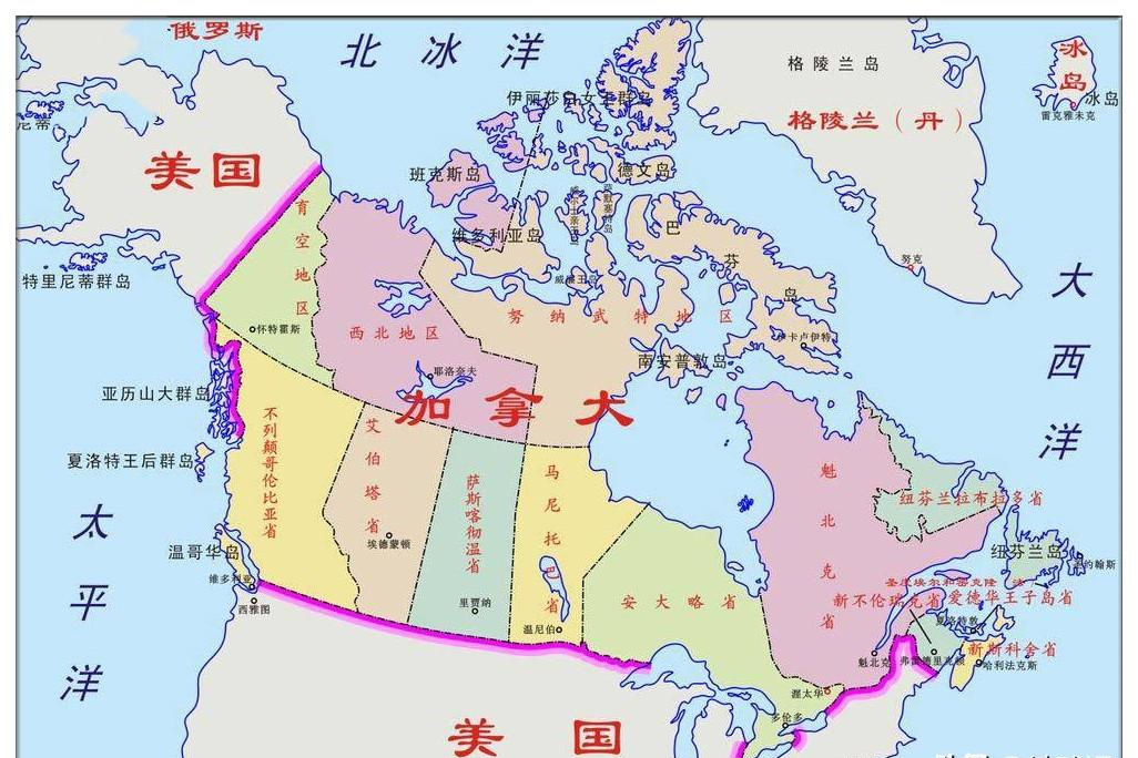 国土面积世界第二,被美国包围的加拿大,为什么国界不设边防?