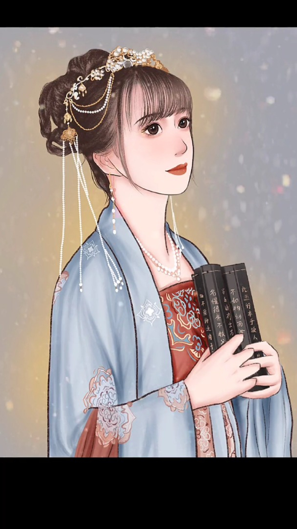 真人转漫画,汉服小姐姐