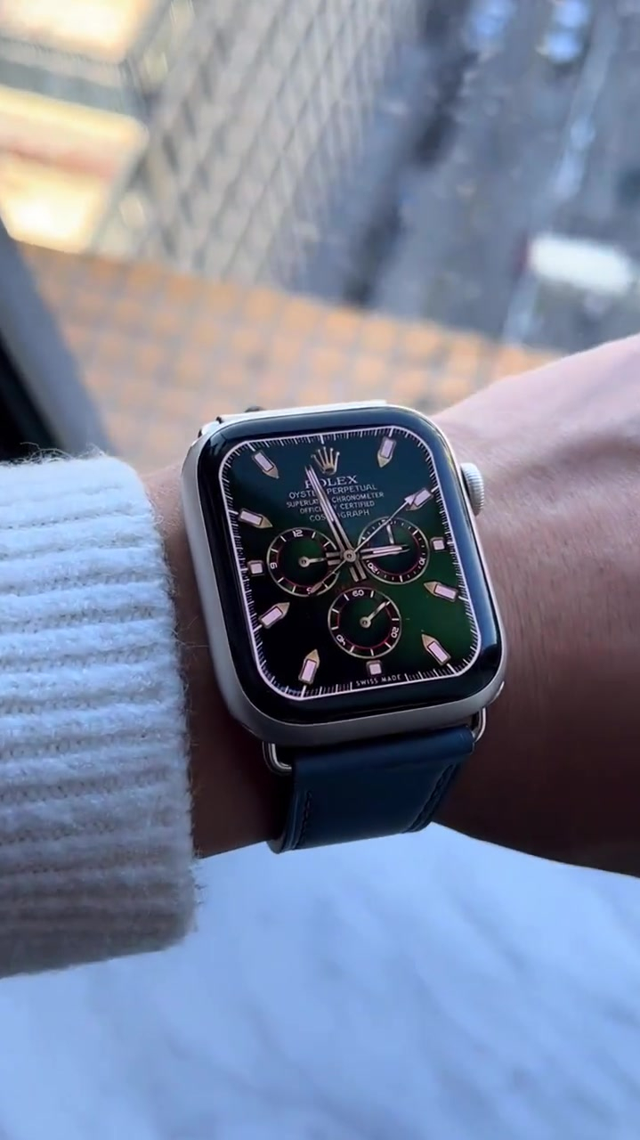 土豪劳力士苹果iwatch表盘