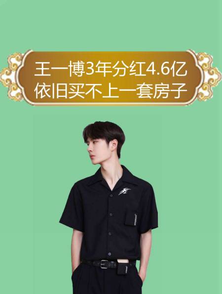 "毫不露富"王一博,3年分红4.6亿,依旧买不上一套房子!-度小视