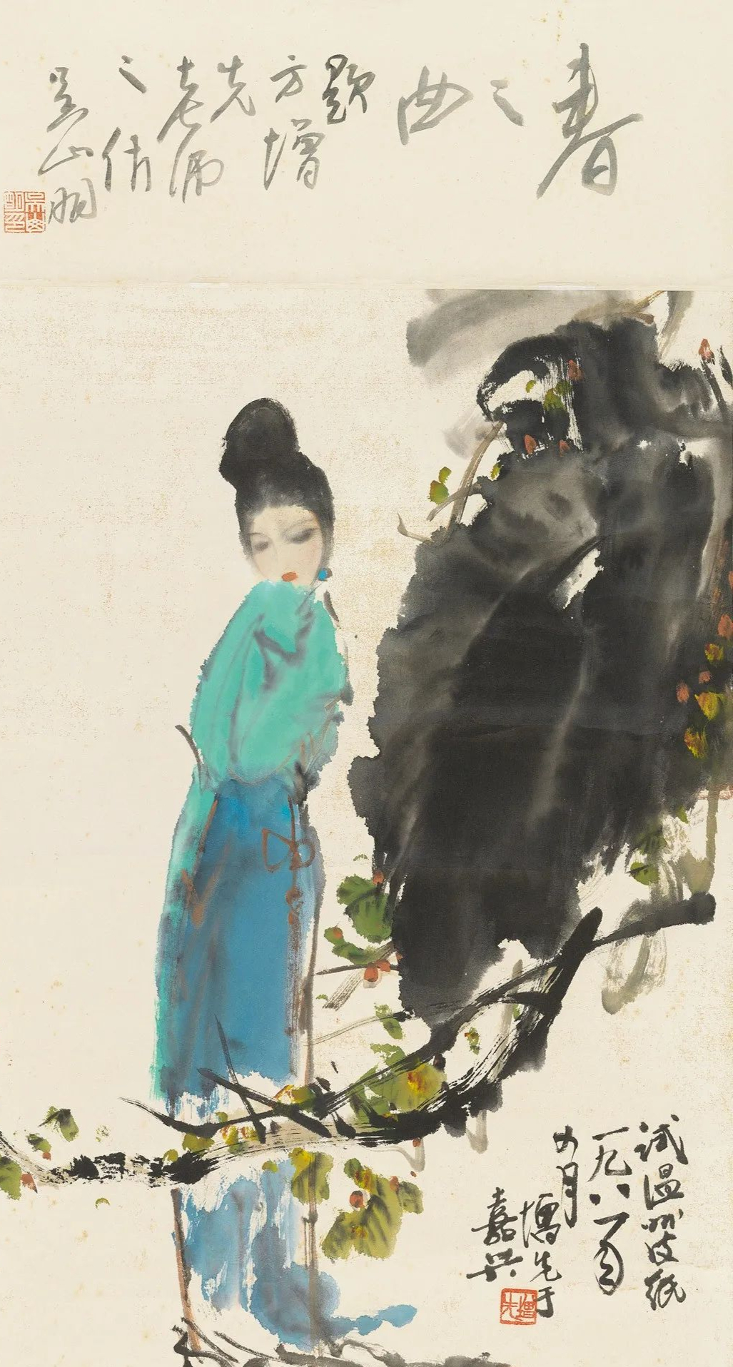 大胆落笔,细心收拾!方增先作品专题 | 浙江方元2021春拍