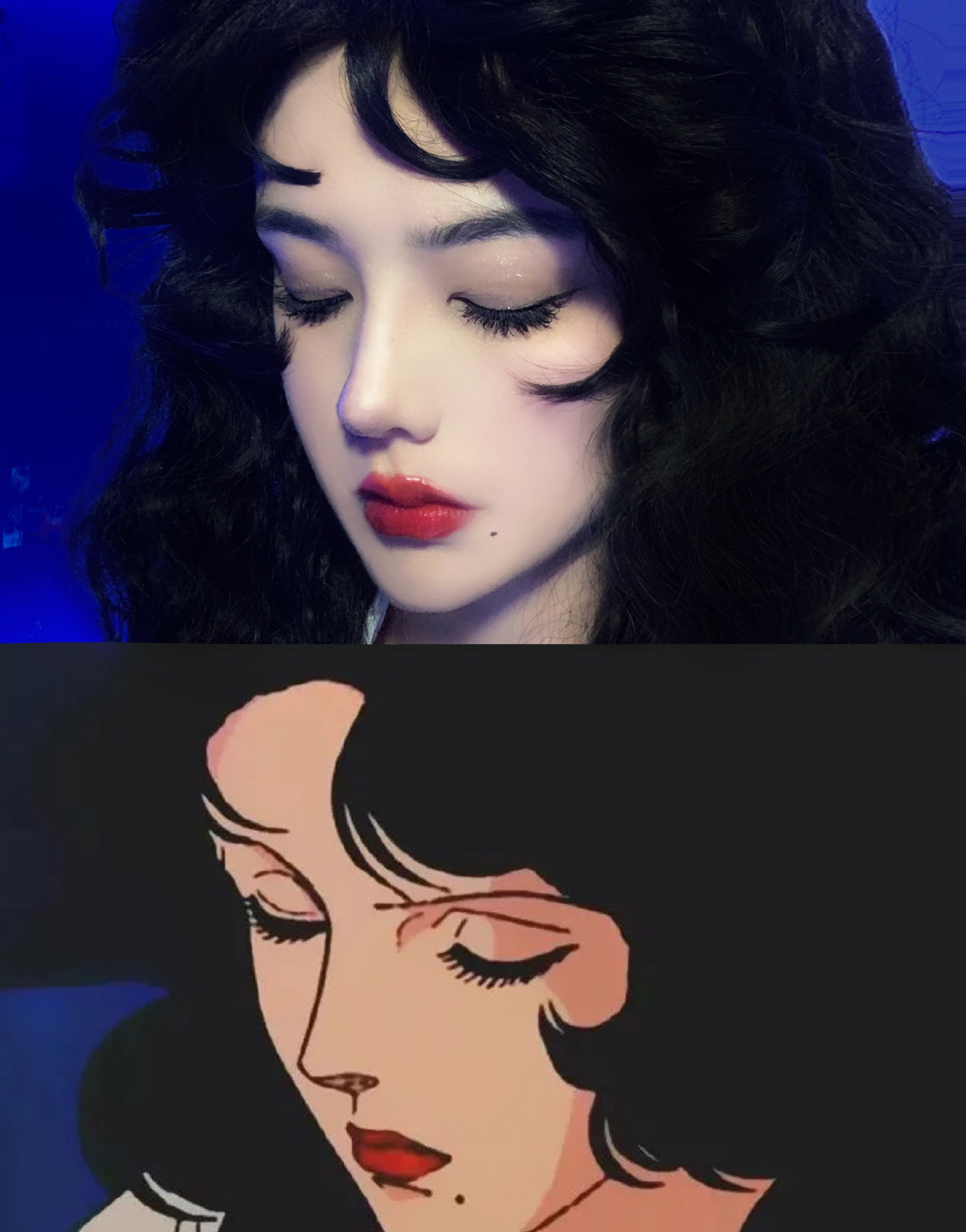 小姐姐晒出"来生泪"造型:网友:你为什么要拿原画骗我?