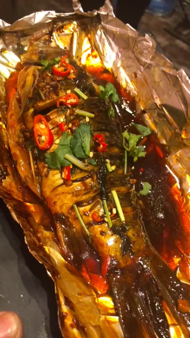 锡纸鲫鱼,万物皆可烤