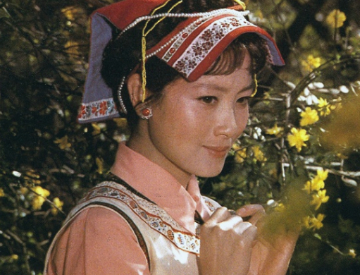 她出演《樱》走红,和张纪中演过恋人,曾搭档达式常主持央视春晚