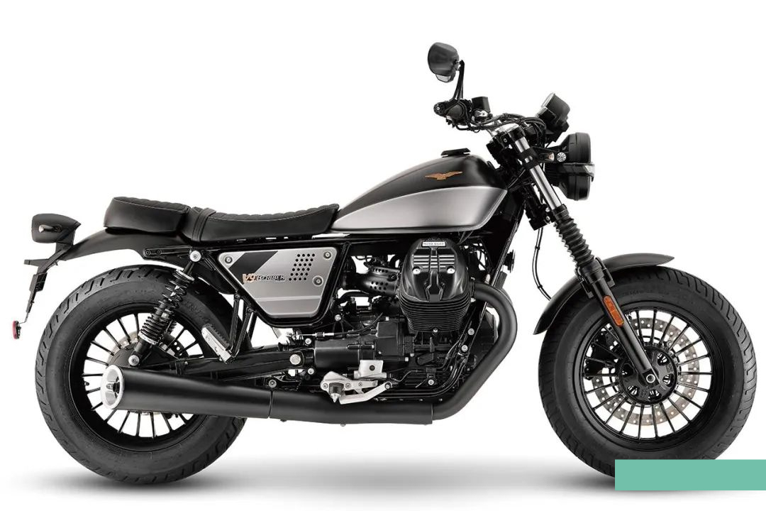 moto guzzi发布v9 bobber特别版,双拼色油箱,斜切排气