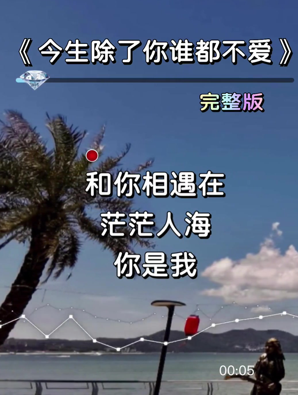 今生除了你我谁都不爱,情感音乐太好听了-度小视