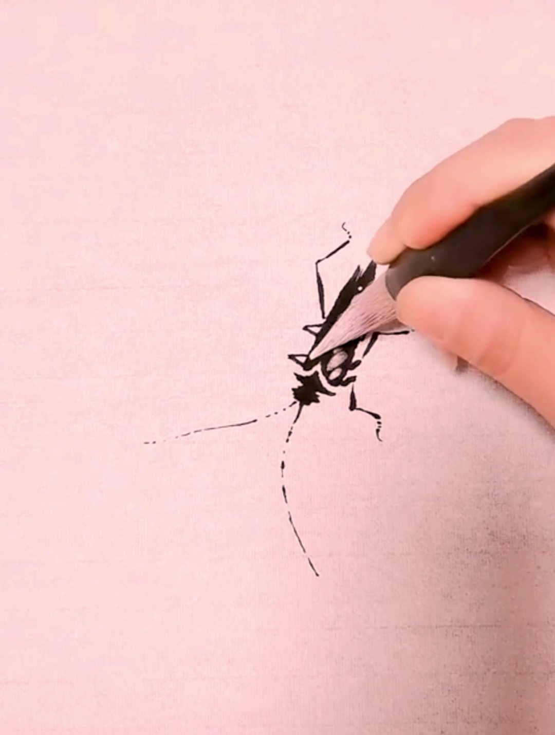 教你画天牛,弘扬中国文化,国画精髓-度小视