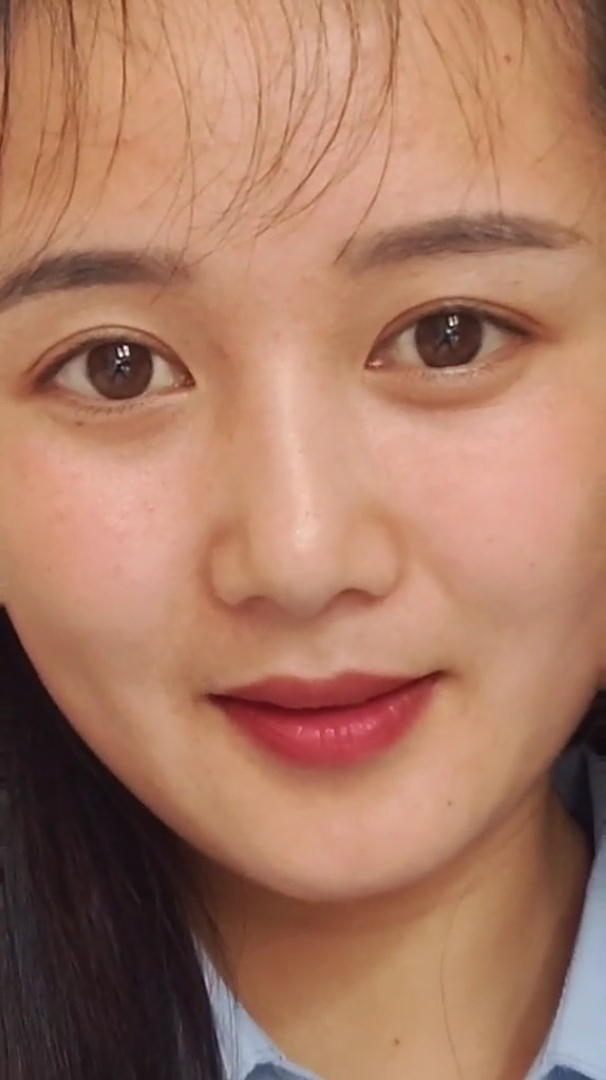 无美颜,无滤镜,素颜美女