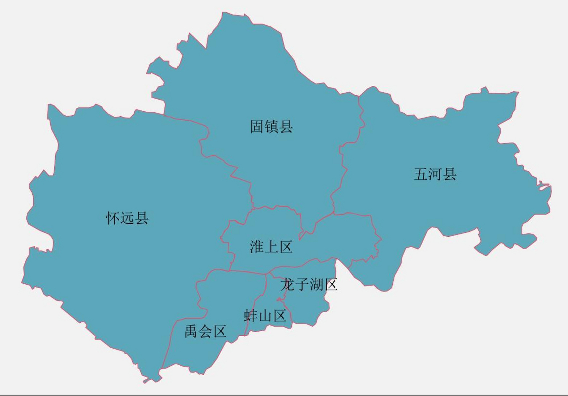 蚌埠市地图高清全图图片