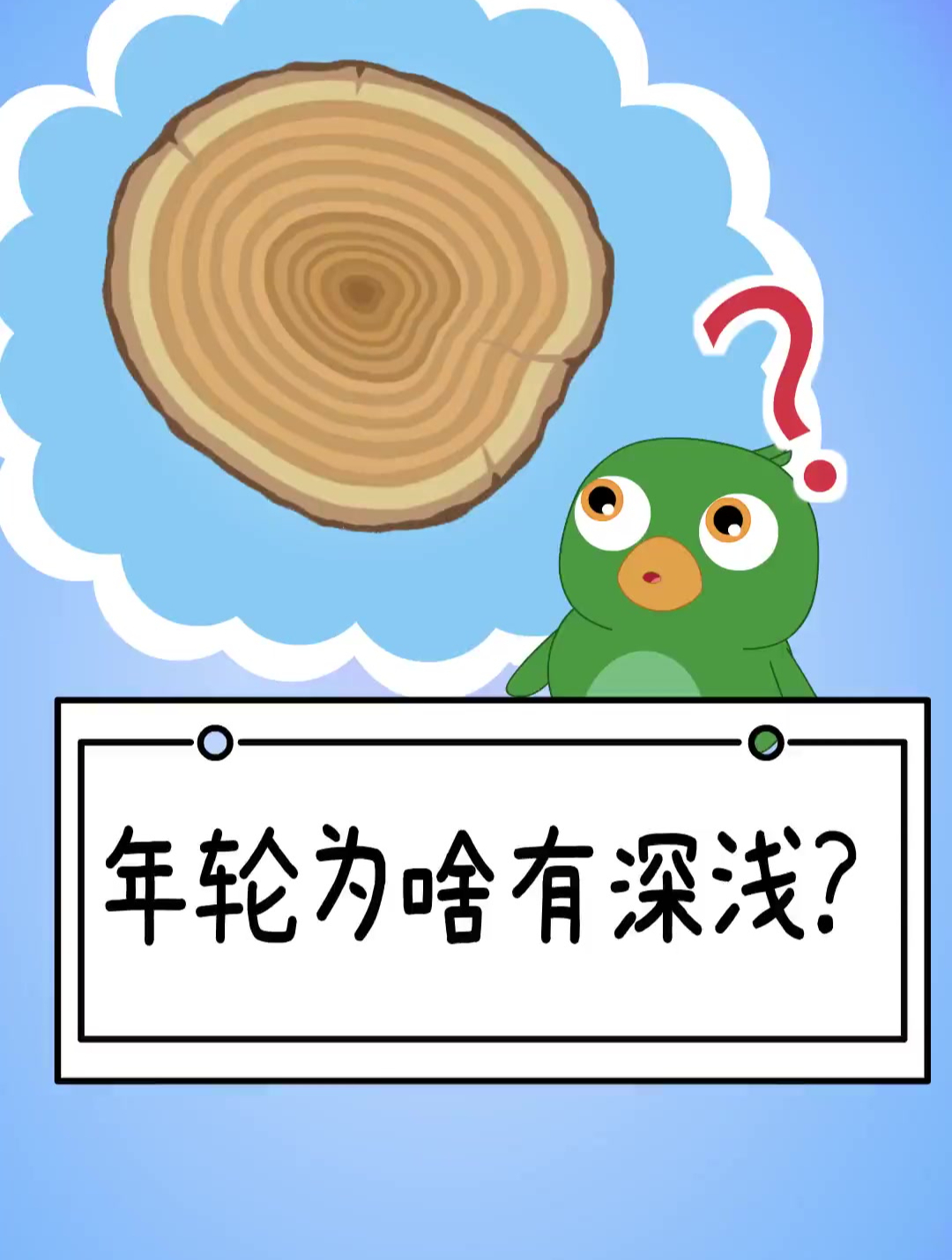 年轮的秘密你知道吗?