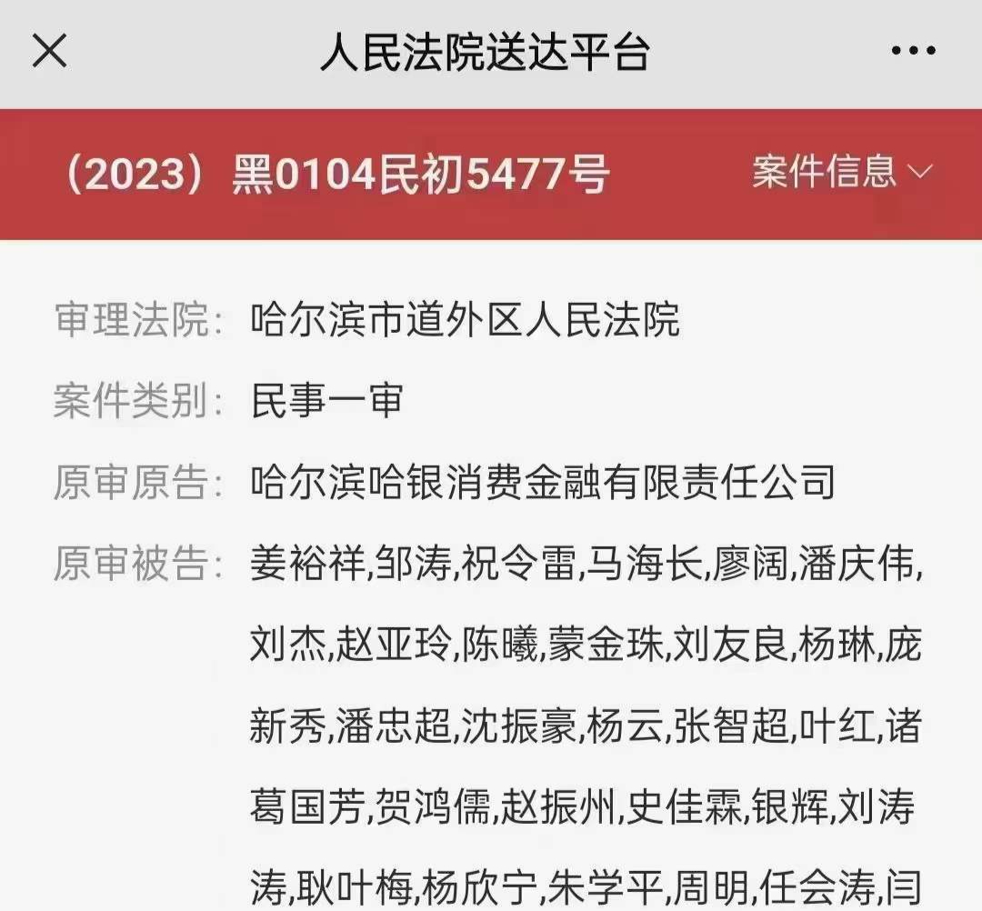 又一个网贷平台,开始批量起诉欠款人了!