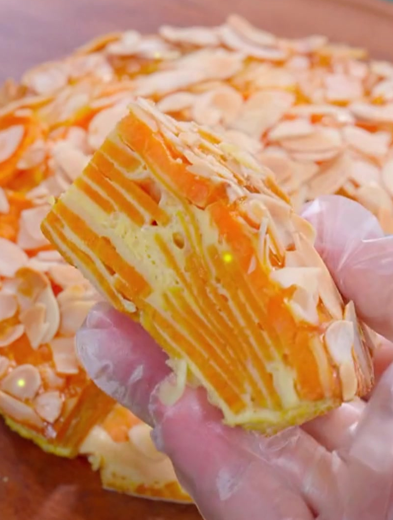 不用打发就能做的红薯千层蛋糕,香甜细腻,好吃到停不下来!-度小视