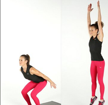 蹲起跳的正确姿势?