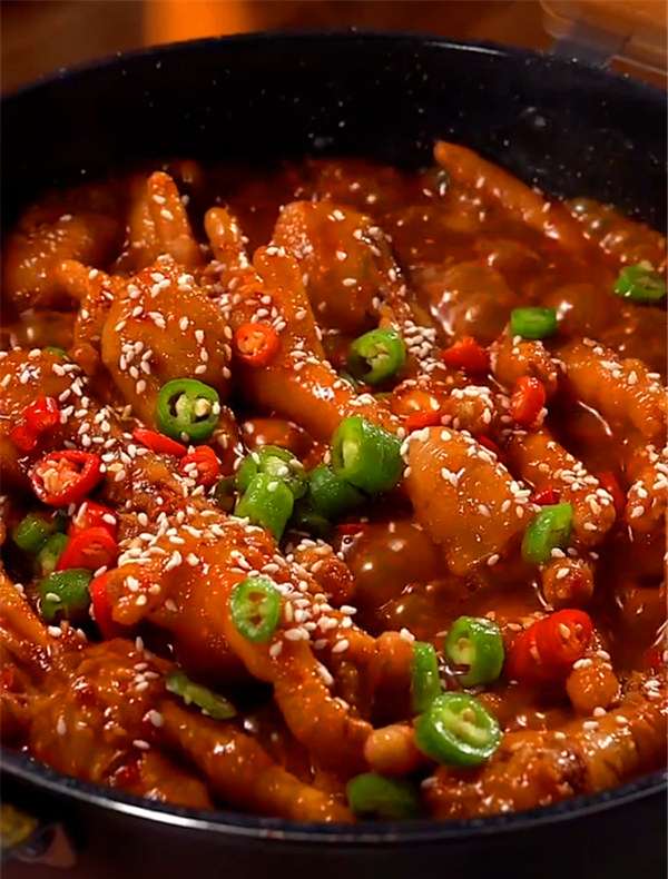 在家也能做出,比饭店还好吃的韩式辣鸡爪,制作简单零失败率