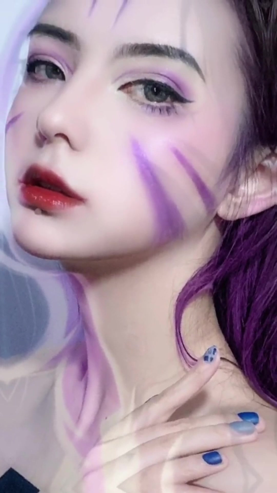 英雄联盟cos卡莎仿妆