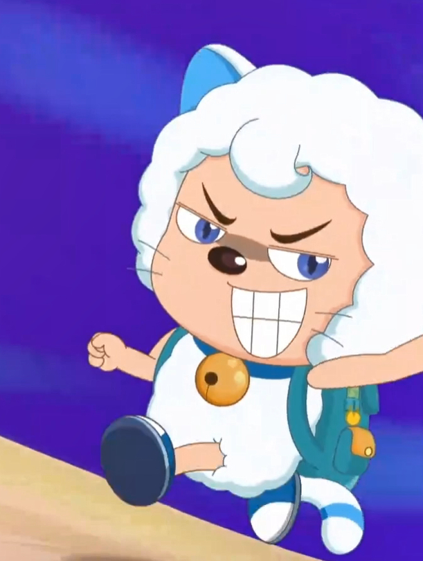 喜羊羊变成小猫咪调皮了好多