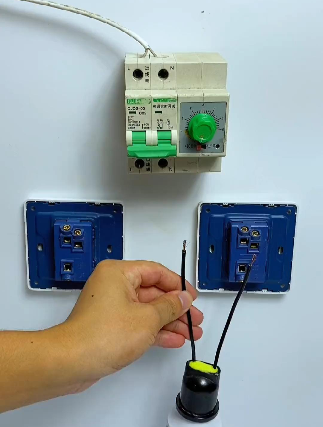 家装水电 双控开关接法步骤