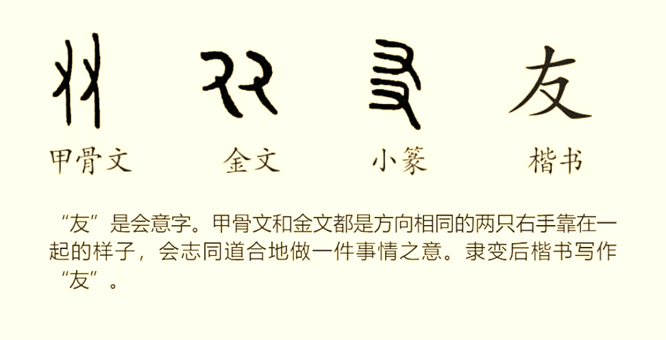 为何是"狐朋狗友"而不是"狐友狗朋","朋"和"友"有何区别