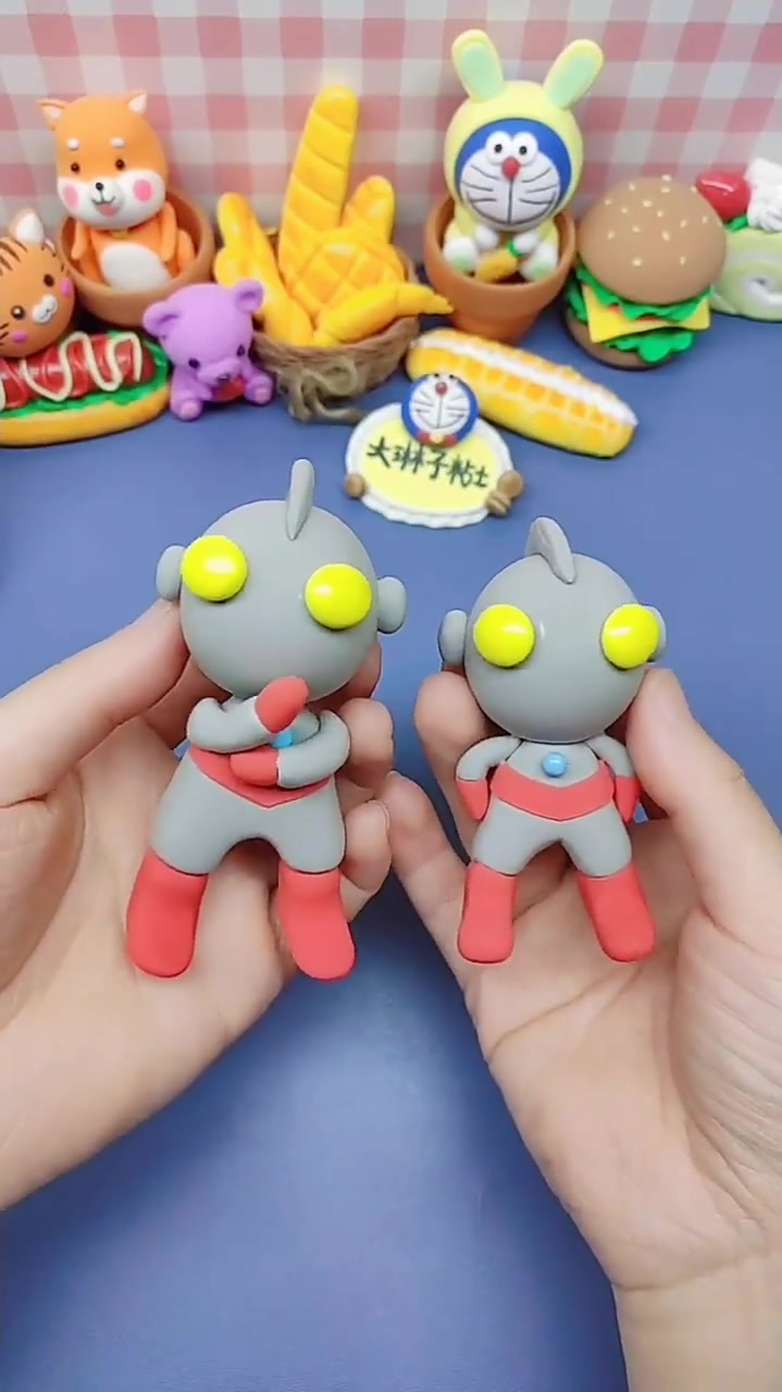 超轻粘土奥特曼粘土摆件教程-度小视