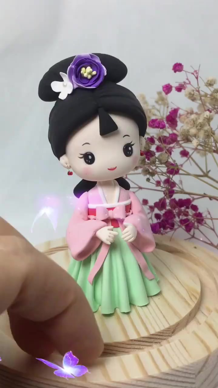 超轻粘土,小家碧玉巧手姐姐超轻粘土打卡