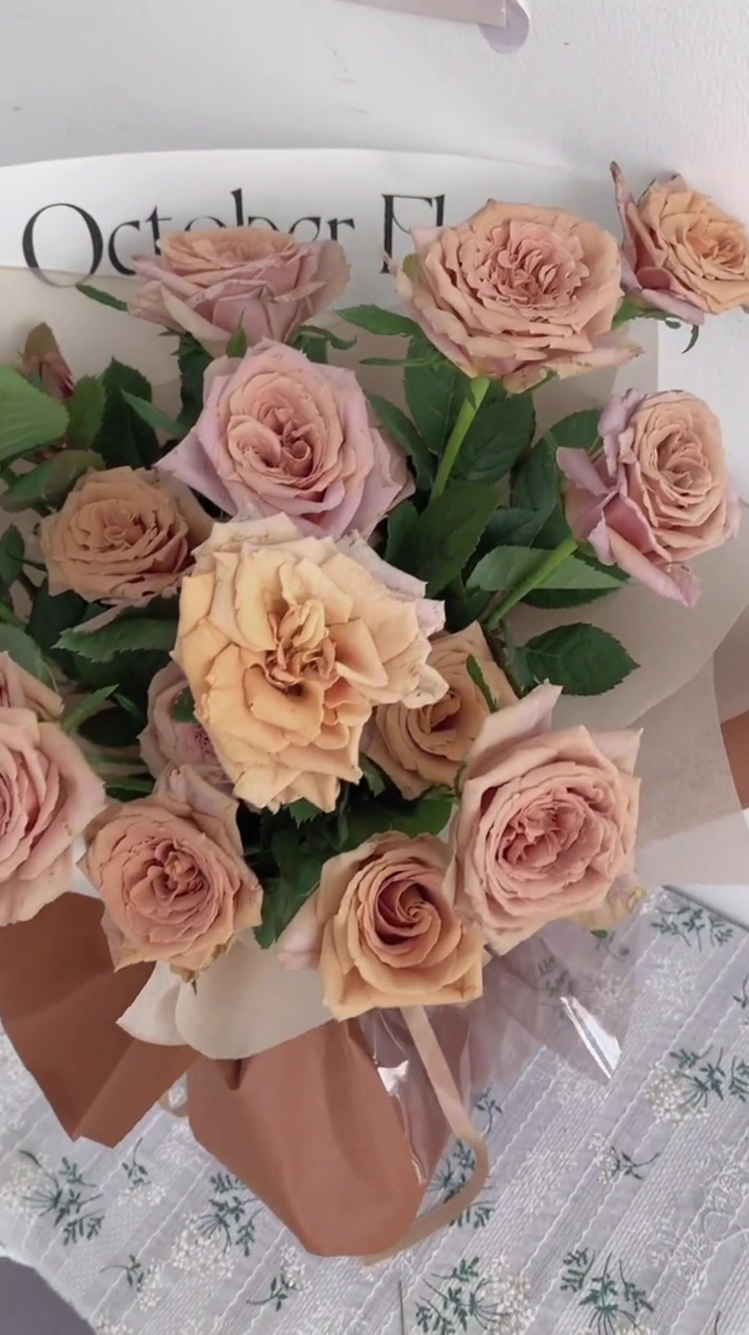 太妃糖玫瑰花束分享