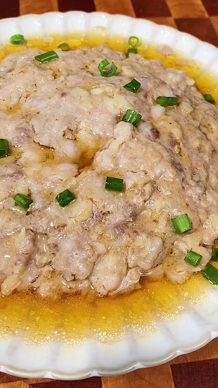 馬蹄蒸肉餅,天氣熱沒胃口,小孩特別愛吃的菜,簡單營養