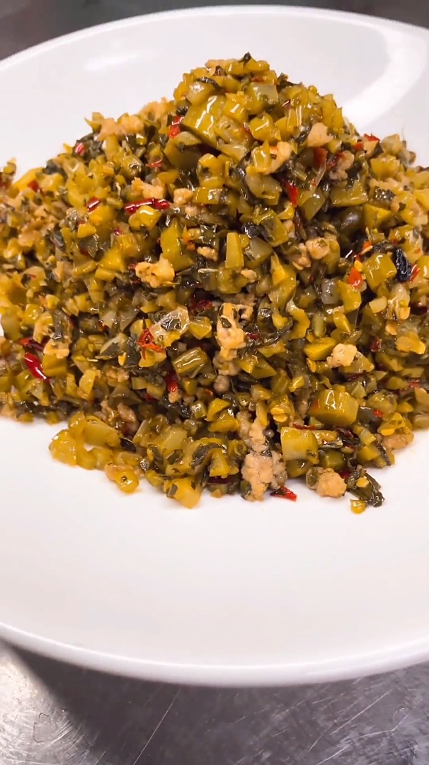 这样做的黄菜,非常的好吃下饭