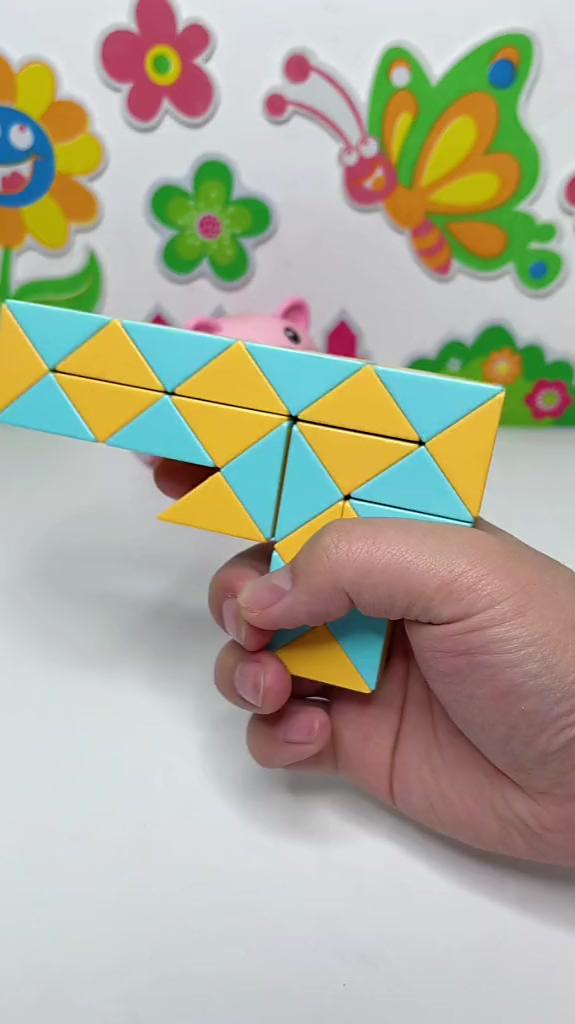 魔尺是怎么变成一把枪的?益智拼装玩具-度小视