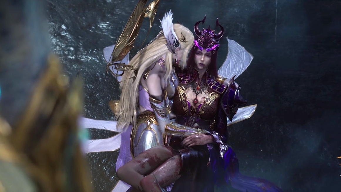 千仞雪比比东母女口含金液,画面很喷血,唐三小舞神战谈恋爱