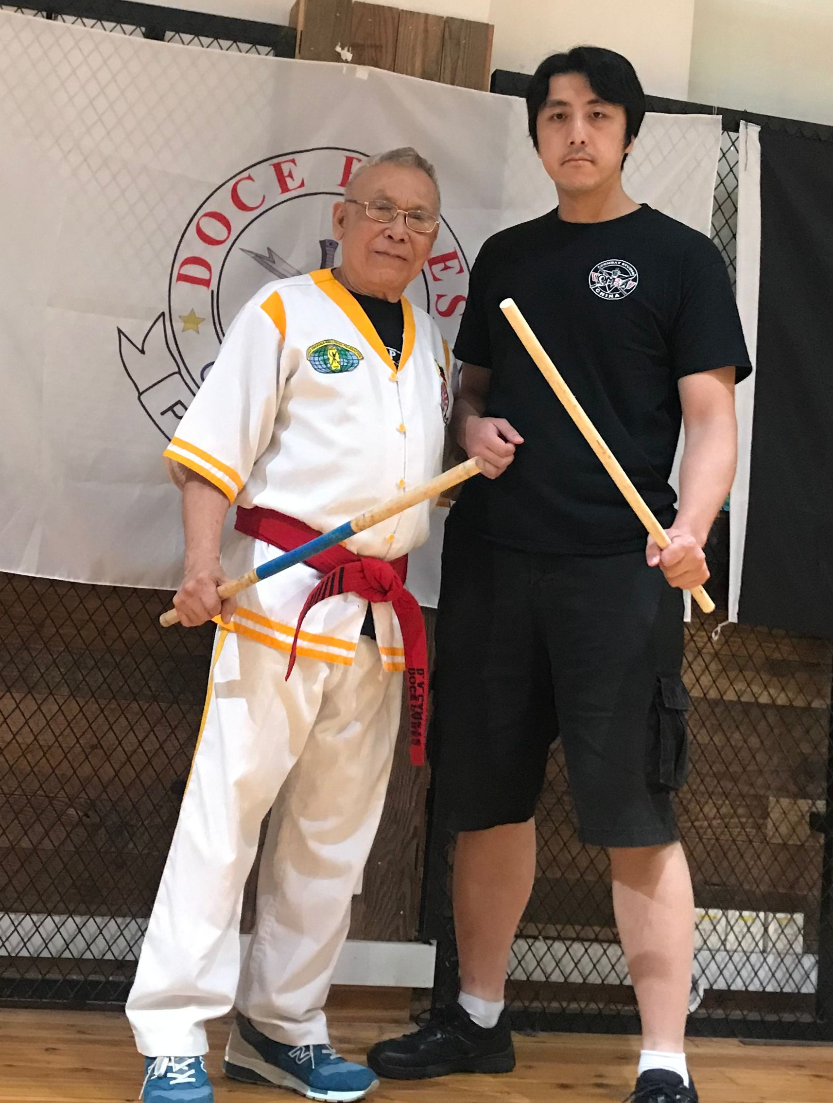 菲律宾短棍教学 开放式双棍组合