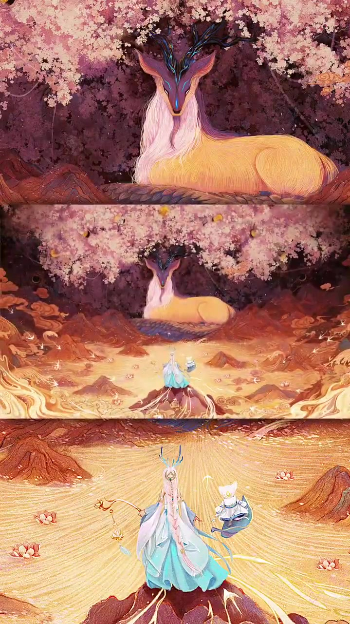 为妄想山海绘制的插画原创插画