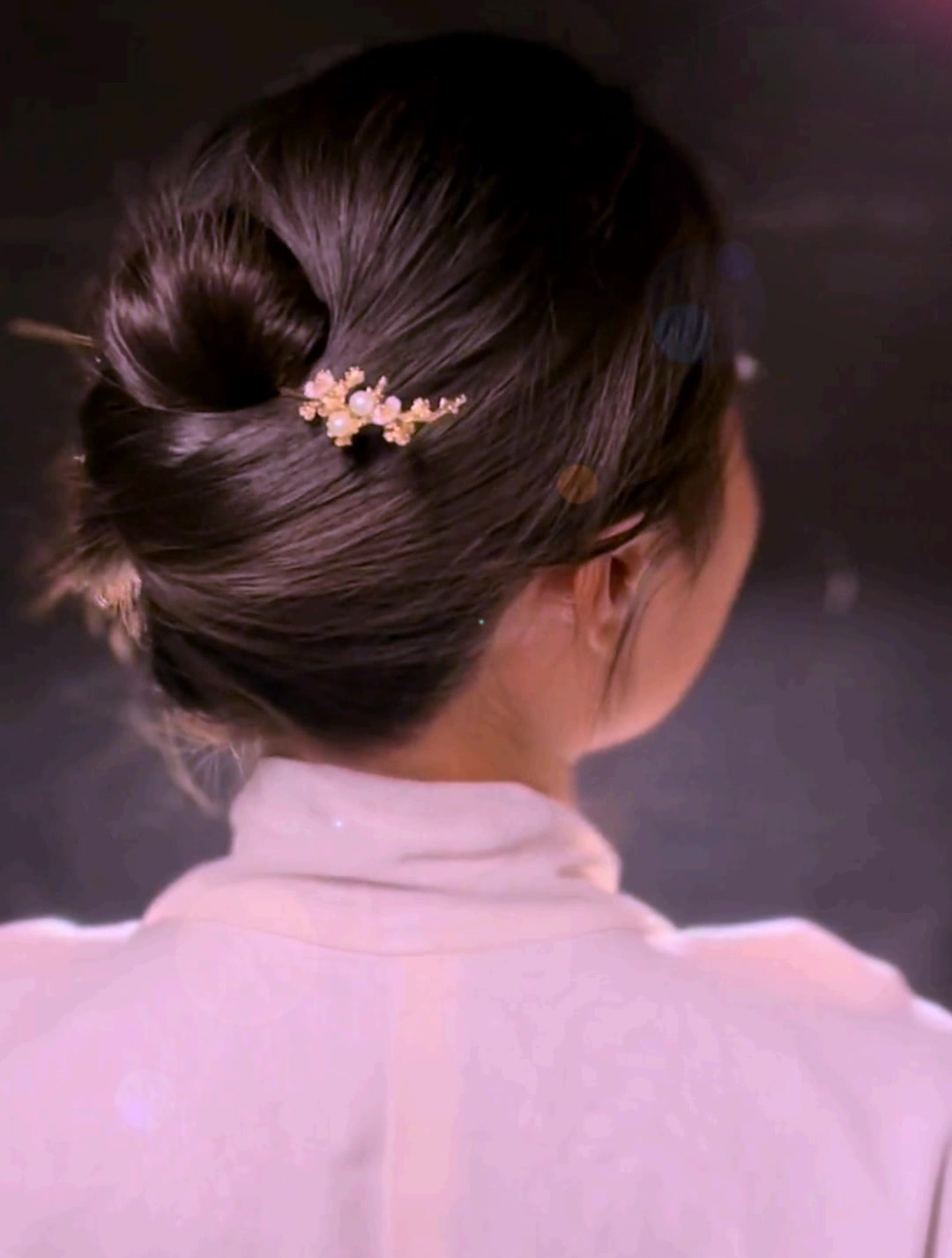 细簪盘发它来了,发型教程