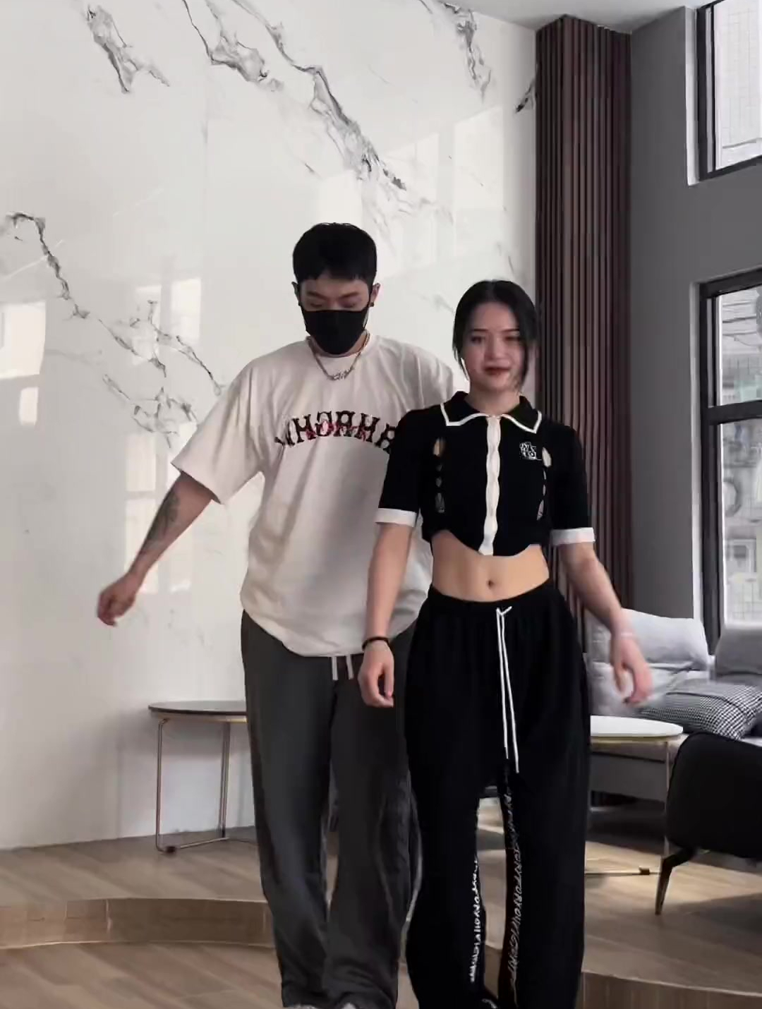 183和163的身高真的很搭 双人舞 原创编舞