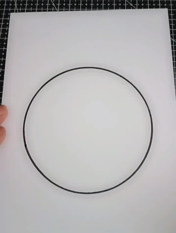 最简单的立体画圆图片
