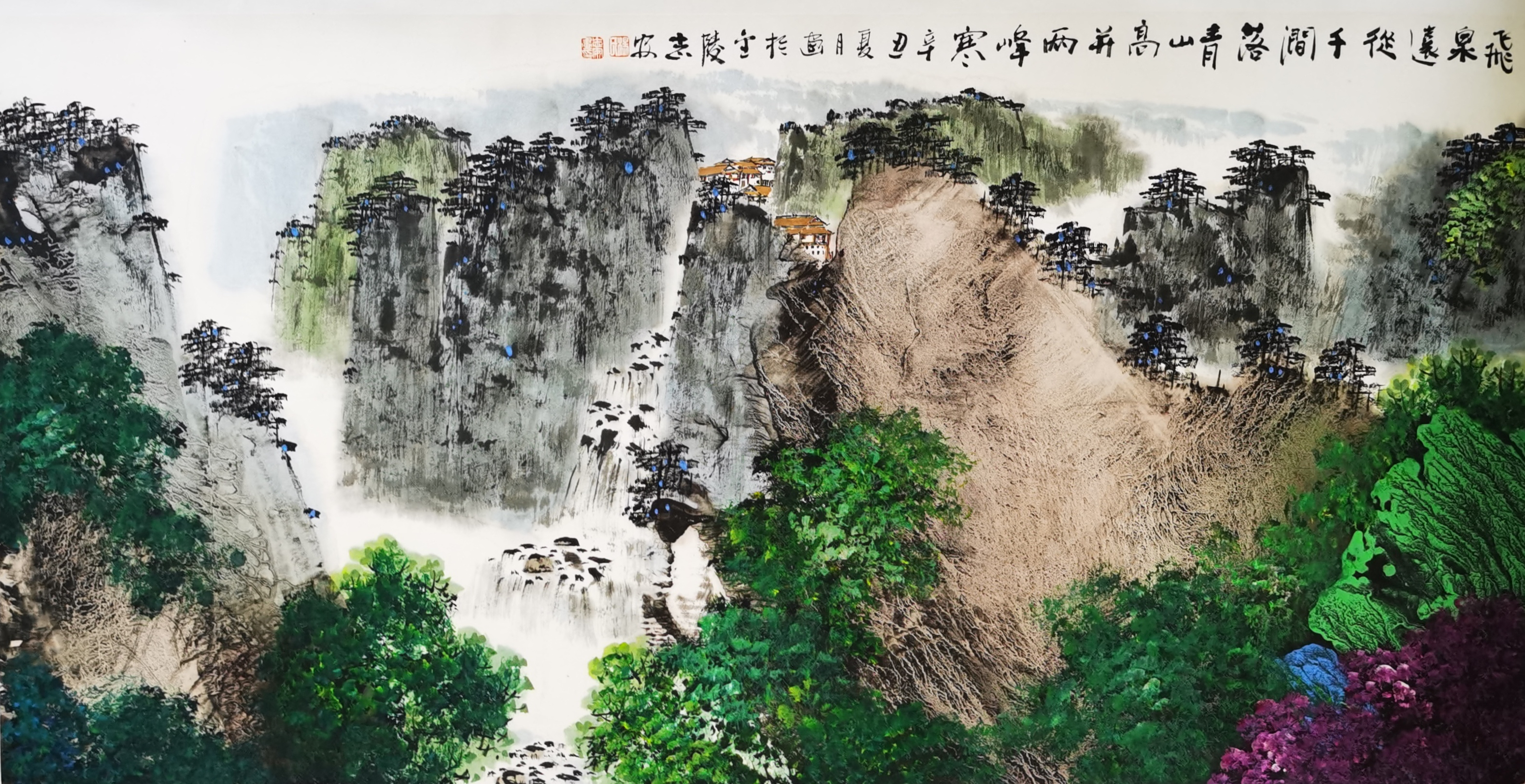 刘海粟的入室弟子,肌理画派的创始人杨志安作品欣赏