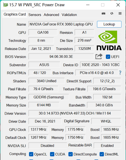 华硕天选3评测12代i7满血rtx3060配备机甲风格