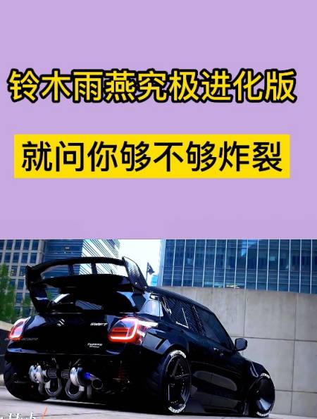 铃木雨燕究极进化版就问你够不够炸裂