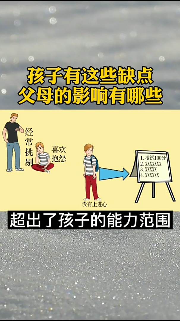 孩子有这些缺点,父母的影响有哪些?