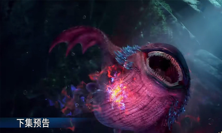 斗罗:邪魔虎鲸王造型曝出,造型有点儿萌呆,并不像十万年魂兽