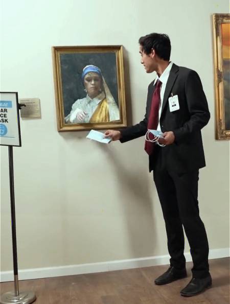 疫情期间,人人都要戴口罩哦~ 男巫zachking 搞笑 歪果仁-度小视