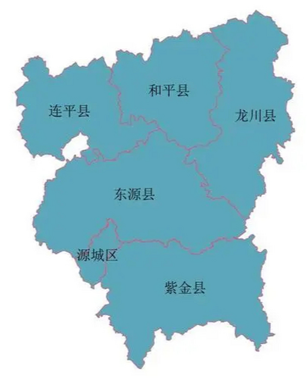 河源市地理位置图图片