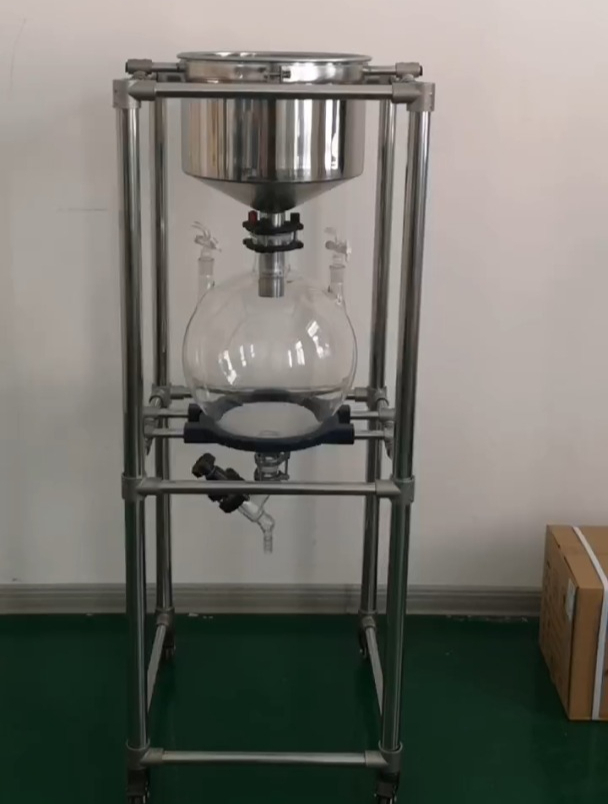 不锈钢真空抽滤器 实验室过滤布式漏斗 固液分离-度小视