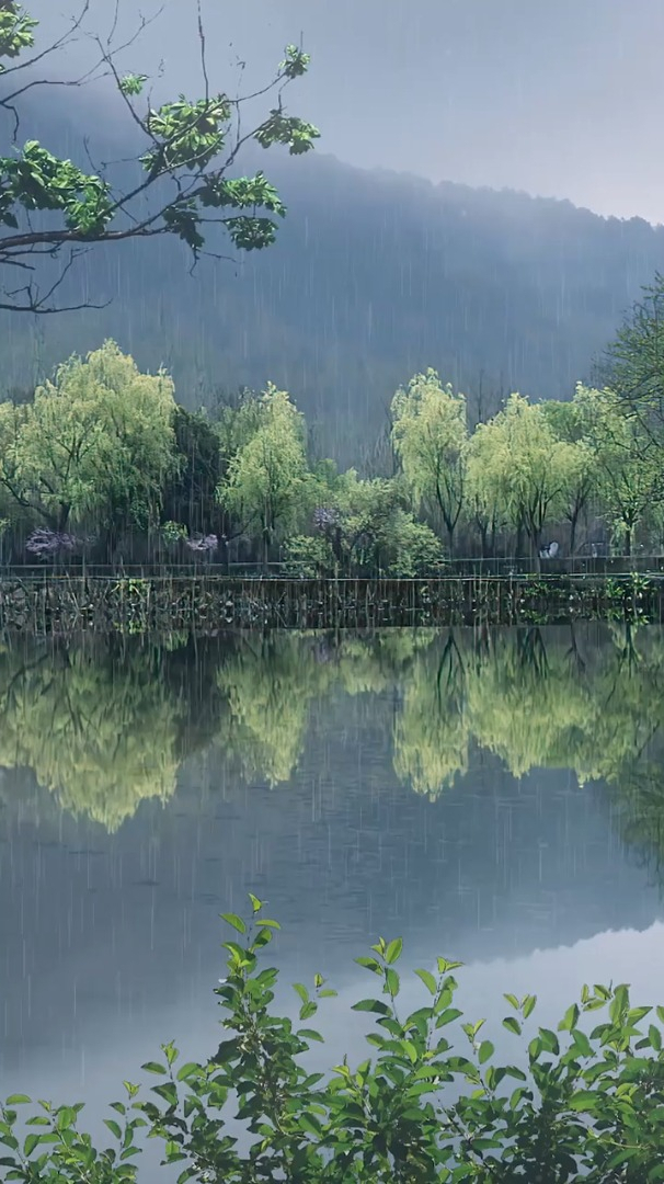 治愈风景欣赏:今日雨水,岁月逢春,甘雨时降,雨水