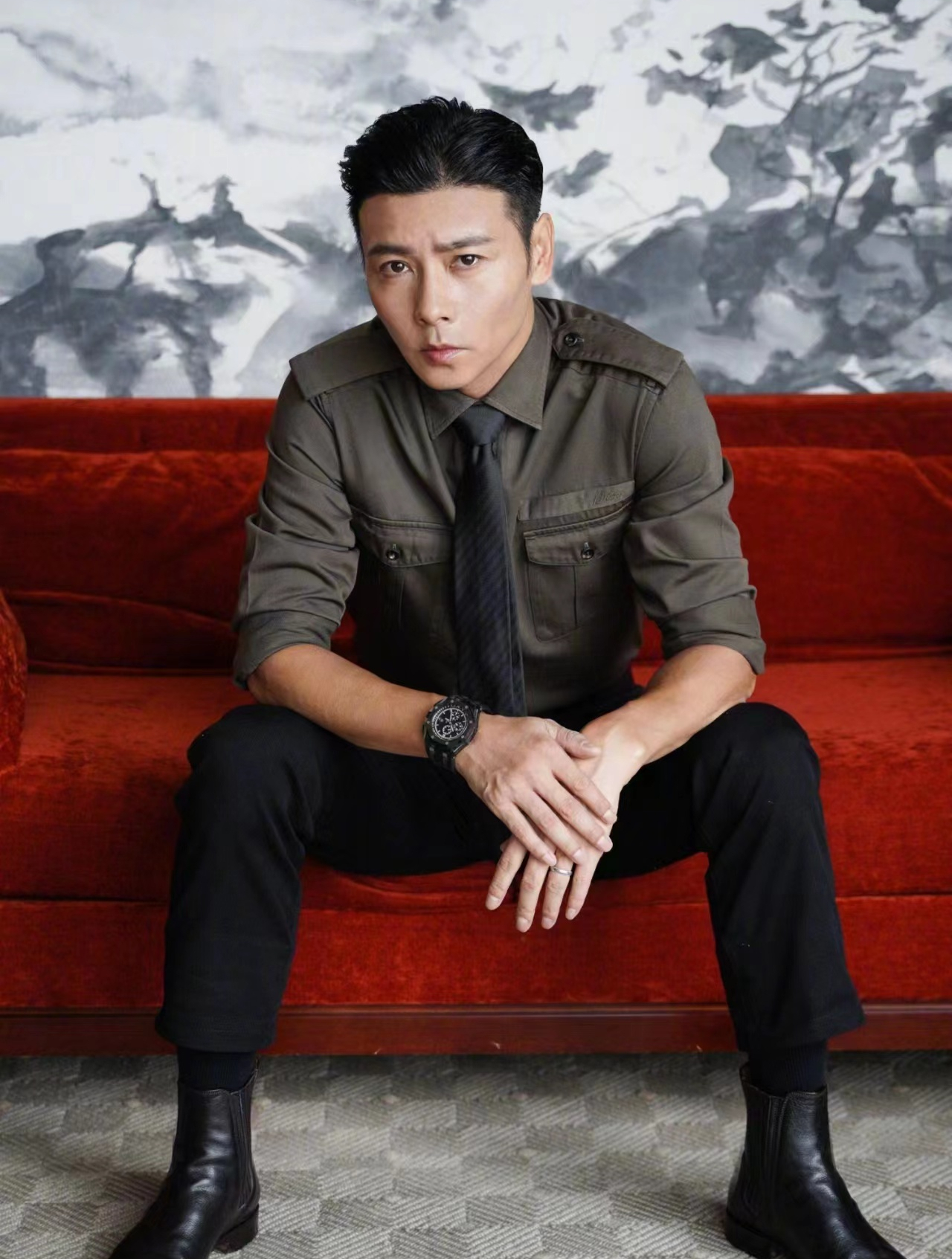 男士2/8分侧背发型,港风侧背!